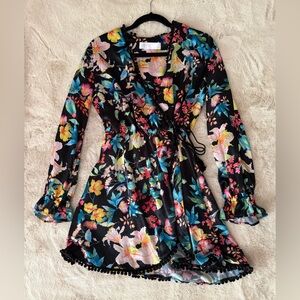 Perfect Vacation Tropical Floral Dress